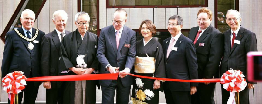 The Opening Ceremony of Djoima Sake Brewery